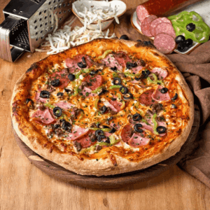 Pizza Crevetten Fusion