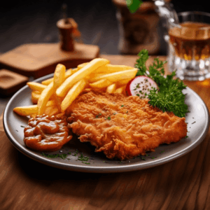 Schnitzel-Teller